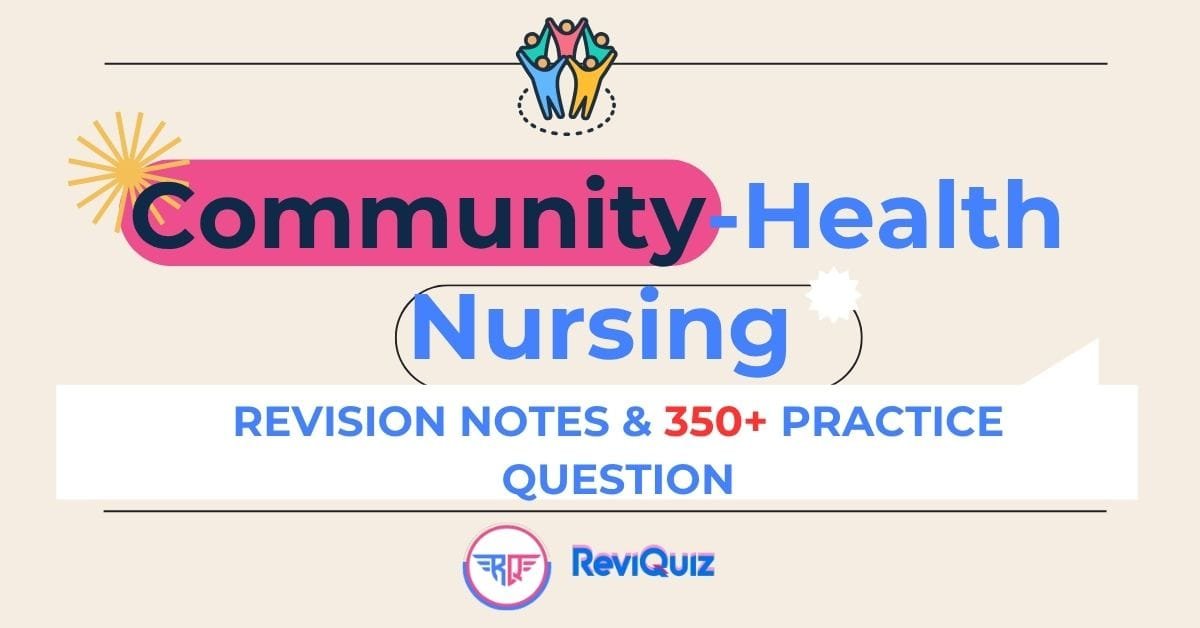 NCK Community Health Nursing Revision Course by ReviQuiz. Features 400+ practice questions and detailed notes aligned with Kenyan nursing standards.